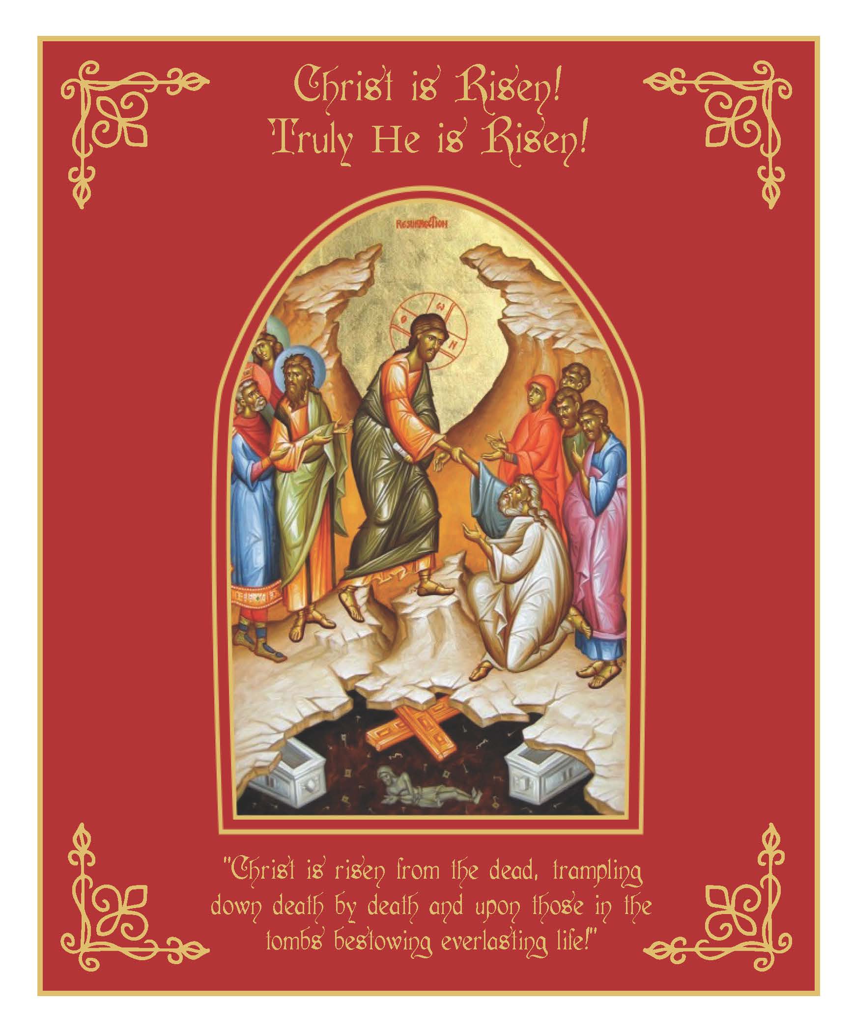 Easter Bulletin (Cover)- DESIGN #2- pack of 100