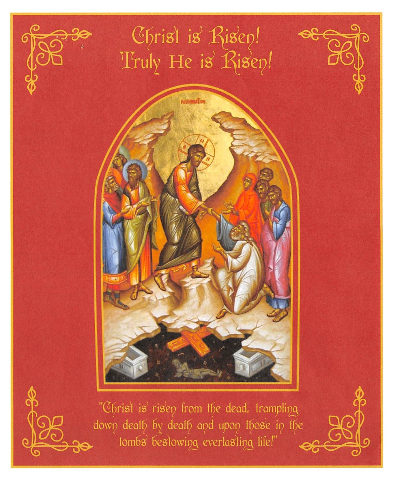 Easter Bulletin (Cover)- pack of 100- DESIGN #2