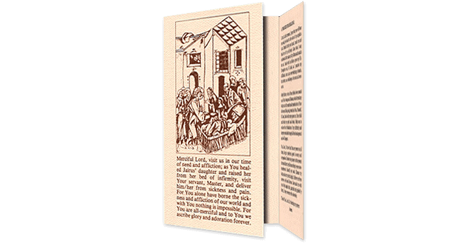 Hospital Visitation Card- pack of 100