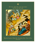 Christmas Bulletin (Cover) green background- pack of 100